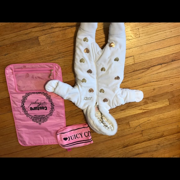 Juice Couture winter overall and changing set size 0 -3 month girl - Picture 2 of 5